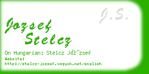 jozsef stelcz business card